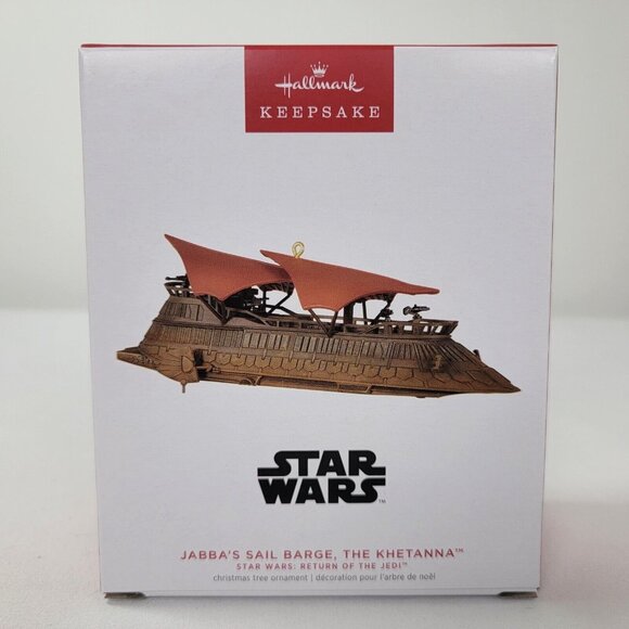 Hallmark Ornament 2023 Star Wars Jabba's Sail Barge The Khetanna boat ship NEW - Picture 2 of 5